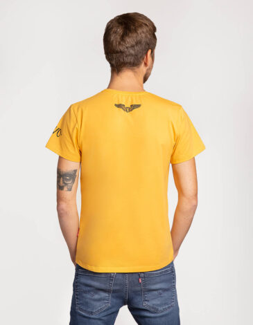 Men's T-Shirt Danylo. Color yellow. .