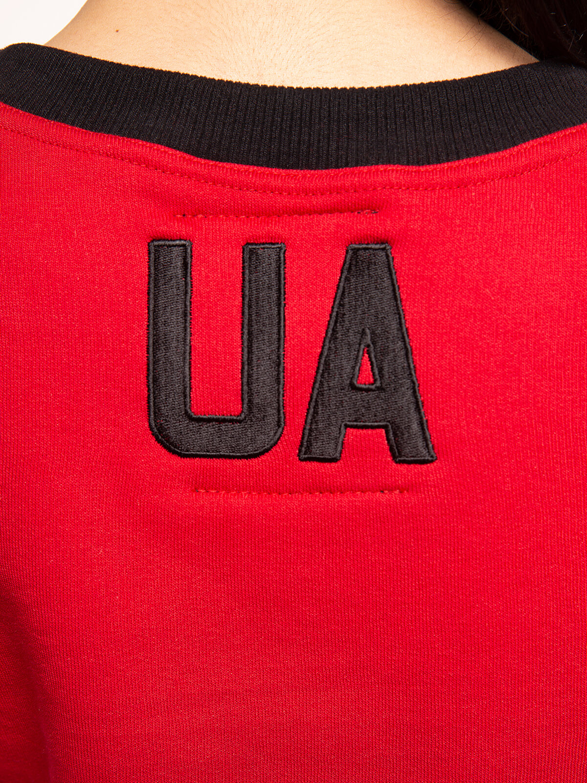 Women's Sweatshirt Ua. Color red. 8.
