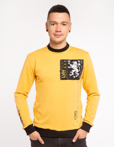 Longsleeve Męska Udanych Lotów. Kolor żółty. .