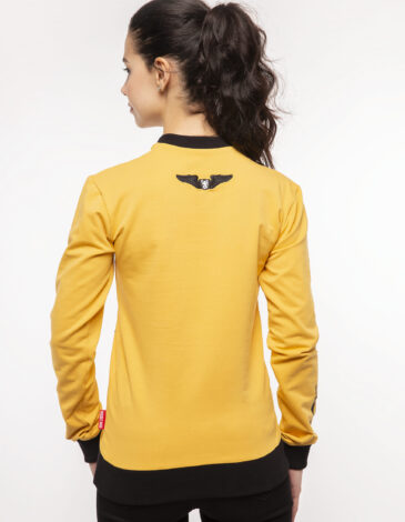 Women's Long Sleeve Have A Nice Fligh. Color yellow. .