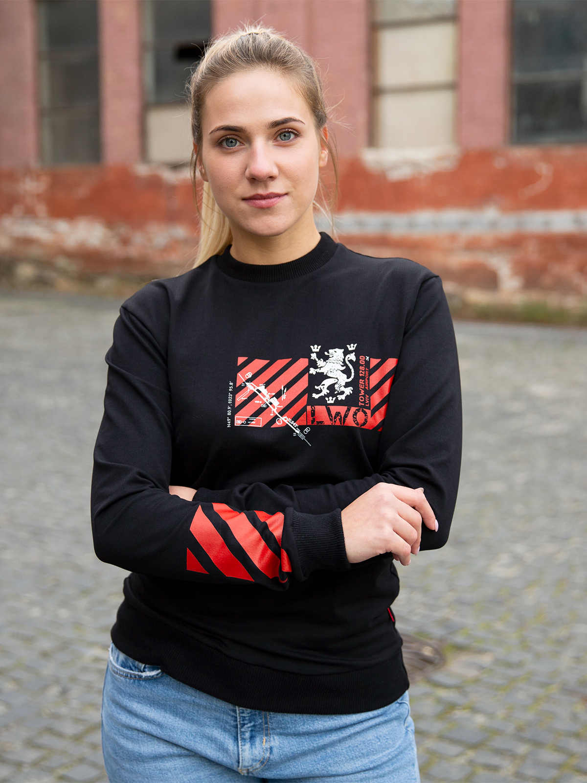 Women's Long Sleeve See You In Lviv. Color black. 5.