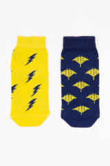 Kids Socks Stingray. 95% cotton, 5% elastane  This item cannot be exchanged or returned  The color shades on your screen may differ from the original color.