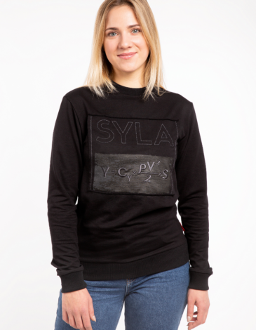 Women's Long Sleeve Syla. Color black. .