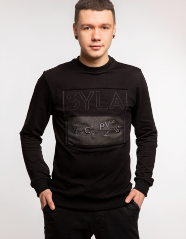 Чоловічий Лонґслів Syla. Колір чорний. .