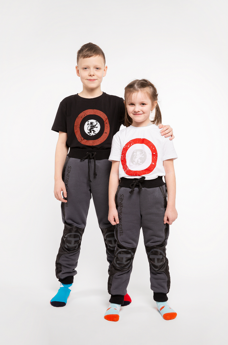 Kids Trousers Soft Landing. Color dark gray.  The color shades on your screen may differ from the original color.