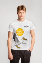 Men's T-Shirt Pelican. Unisex T-shirt (men’s sizes).