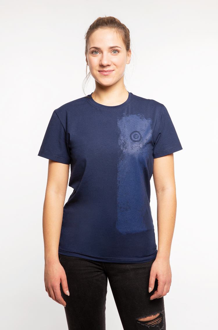 Women's T-Shirt Must-Have. Color dark blue. Unisex T-shirt (men’s sizes).