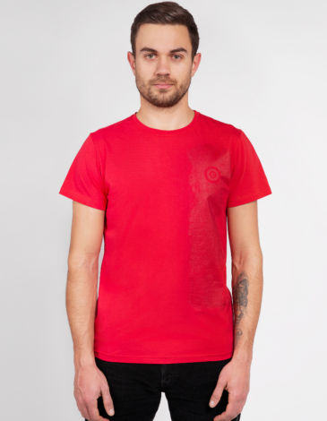 Men's T-Shirt Must-Have. Color red. 7.