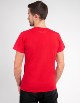 Men's T-Shirt Must-Have. Color red. 7.