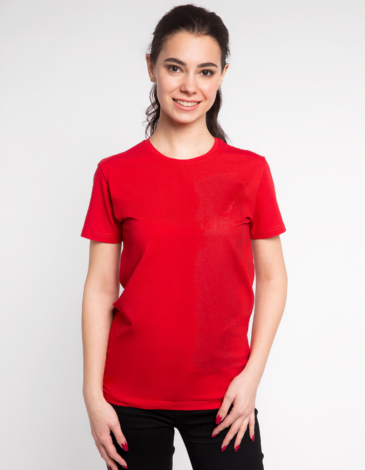 Women's T-Shirt Must-Have. Color red. 7.