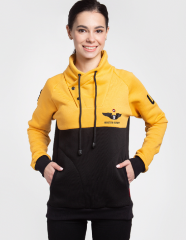 Women's Sweatshirt Serafym. Color yellow. .