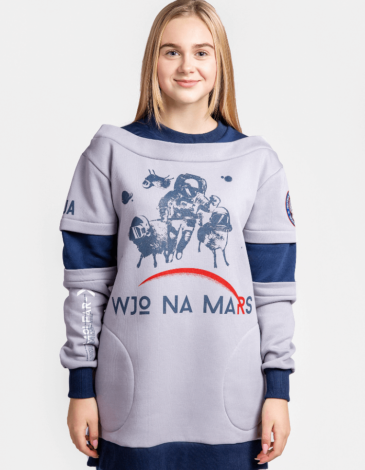 Women's Sweatshirt Wjo Na Mars. Color gray. .