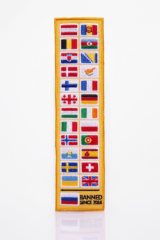 Нашивка Air Race. Тут маємо прапори всіх країн, що брали участь у славетних Українських авіаперегонах.