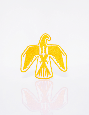 Stripe Bird-Trident. Color yellow. .