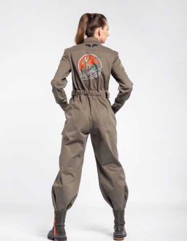 Women's Jumpsuit Rebellious Spirit. Color khaki. .