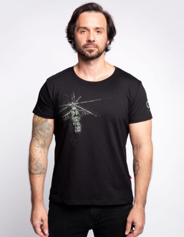 Men's T-Shirt Fire Of Fiery 3.0. Color black. Unisex T-shirt (men’s sizes).