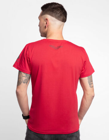 Men’s T-Shirt The Fire Of Fiery 2.0. Color red. 2.