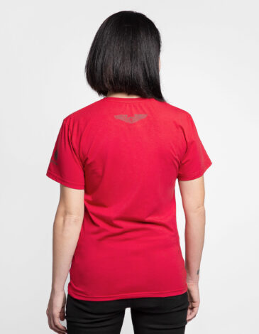 Women's T-Shirt Fire Of Fiery 2.0. Color red. 2.