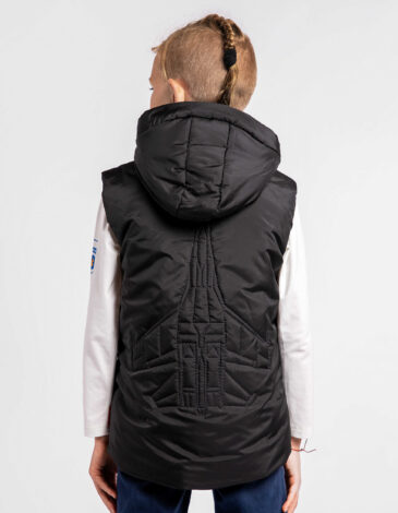 Sleeveless Jacket Ukr Falcons. Color black. .