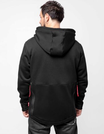 Men's Hoodie Runway. Color black. .