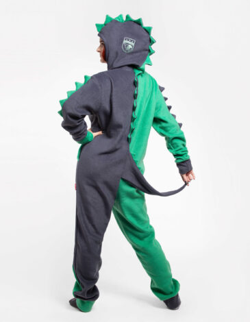 Women's Kigurumi Pajamas Dragon. Color green. .