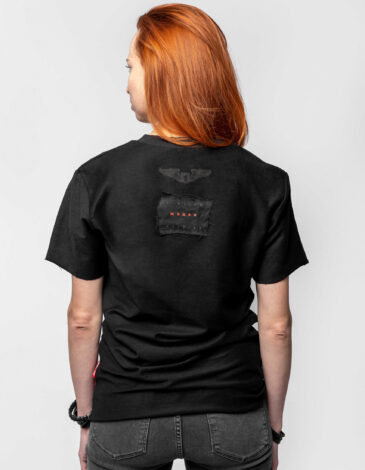 Women T-Shirt Let The Truth Fill The Air. Color black. .