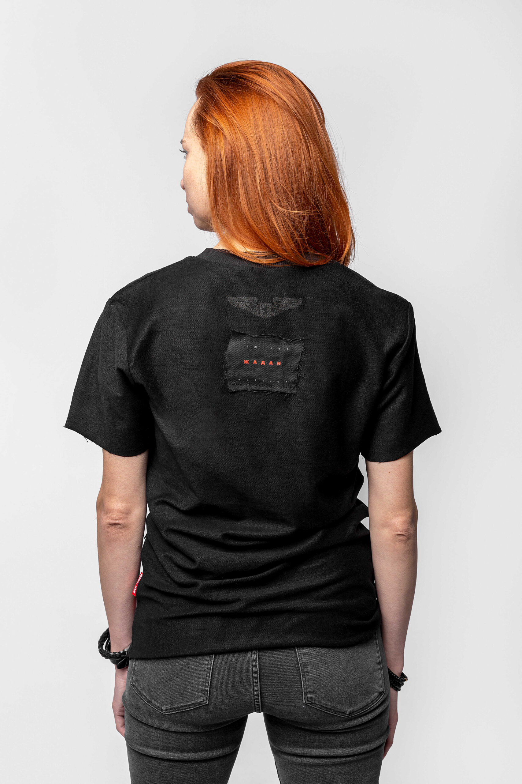 Women T-Shirt Let The Truth Fill The Air. Color black. 1.