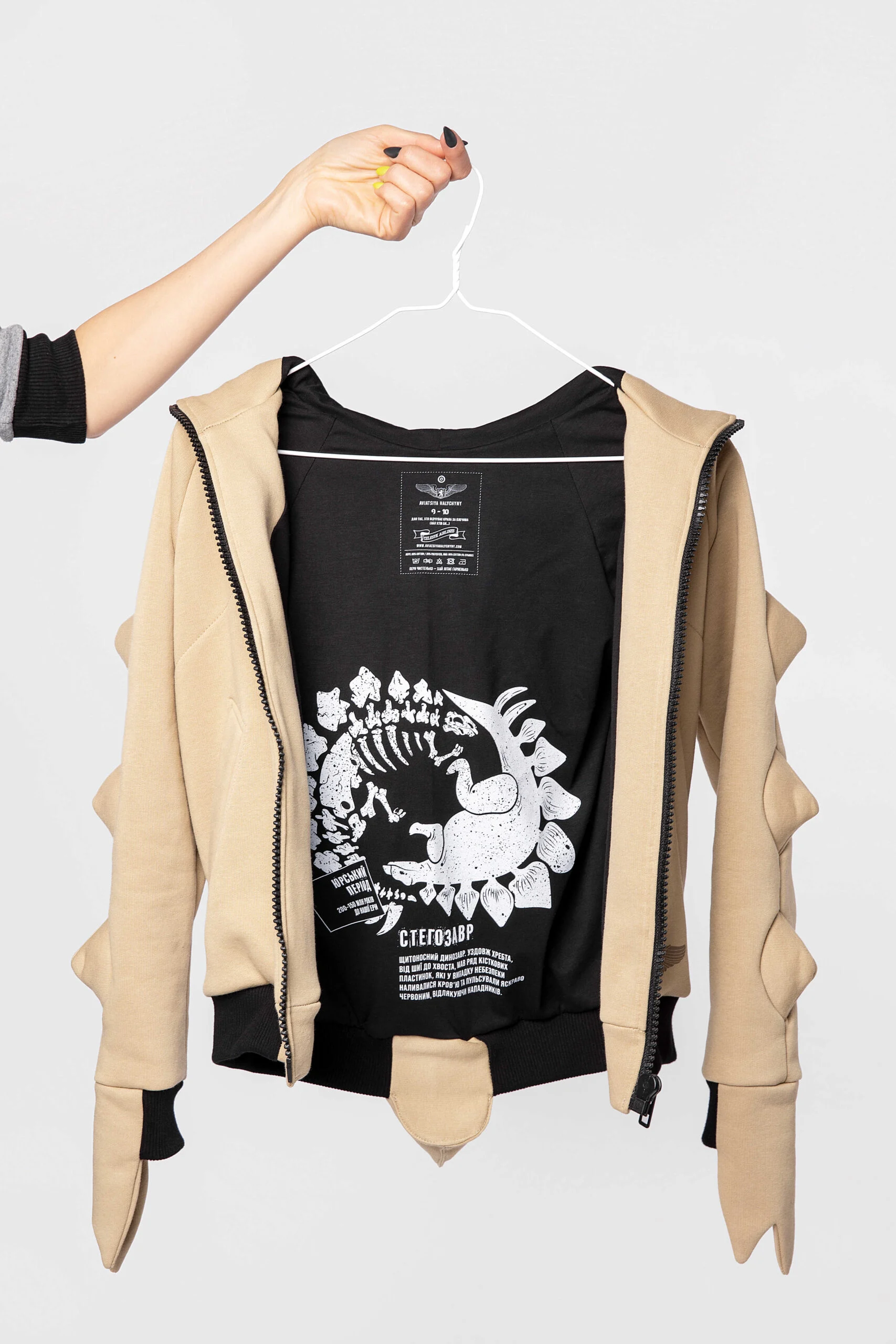 Stegosaurus hoodie deals