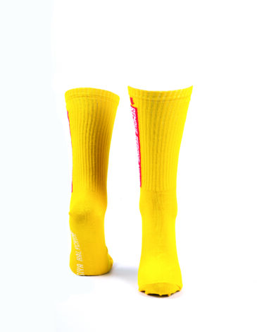 Socks Remove Before Night. Color yellow. 2.