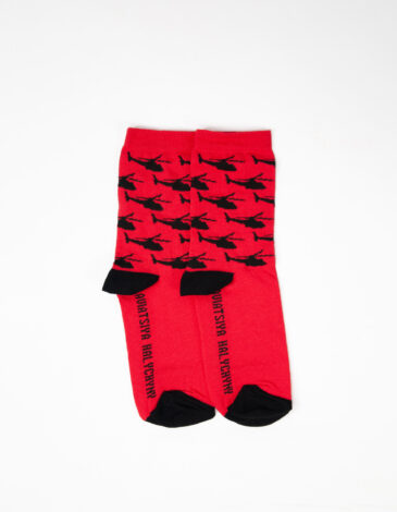 Socks Sikorsky. Color red. 1.