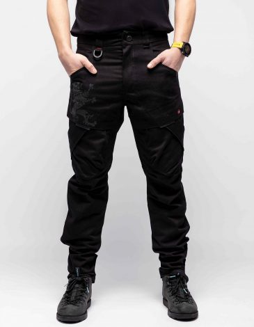 Men's Cargo Pants Terminal A. Color black. .