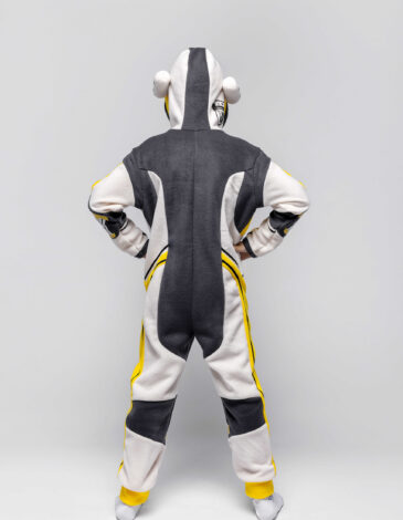 Pajamas Spacesuit. Color yellow. .