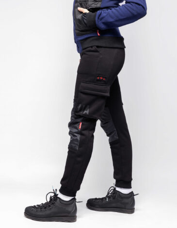 Women's Pants Syla. Color black. Unisex trousers.