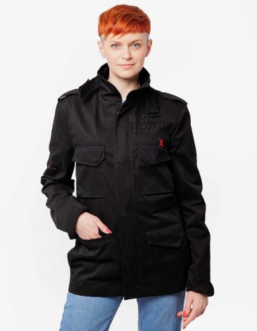 Women's Jacket М-65 Freedom. Color black. .