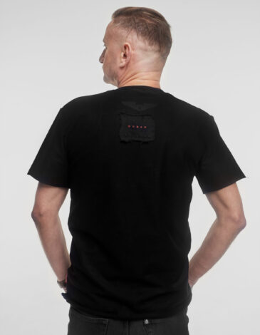 Men T-Shirt Let The Truth Fill The Air. Color black. Unisex T-shirt (men’s sizes).