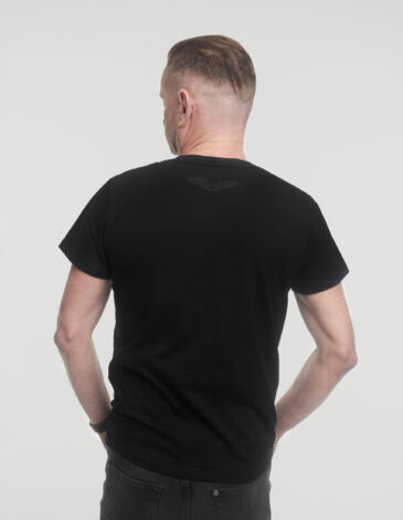 Men's T-Shirt Statement. Color black. Unisex T-shirt (men’s sizes).