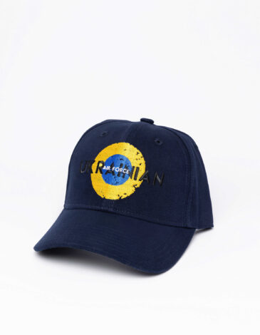 Cap Ukrainian Air Force. Color dark blue. .