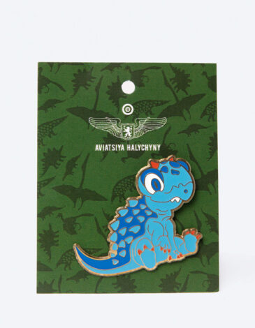 Pin Nodosaurus. Color navy blue. .