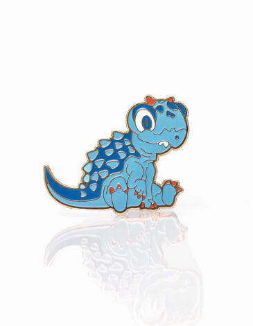 Pin Nodosaurus. Color navy blue. .