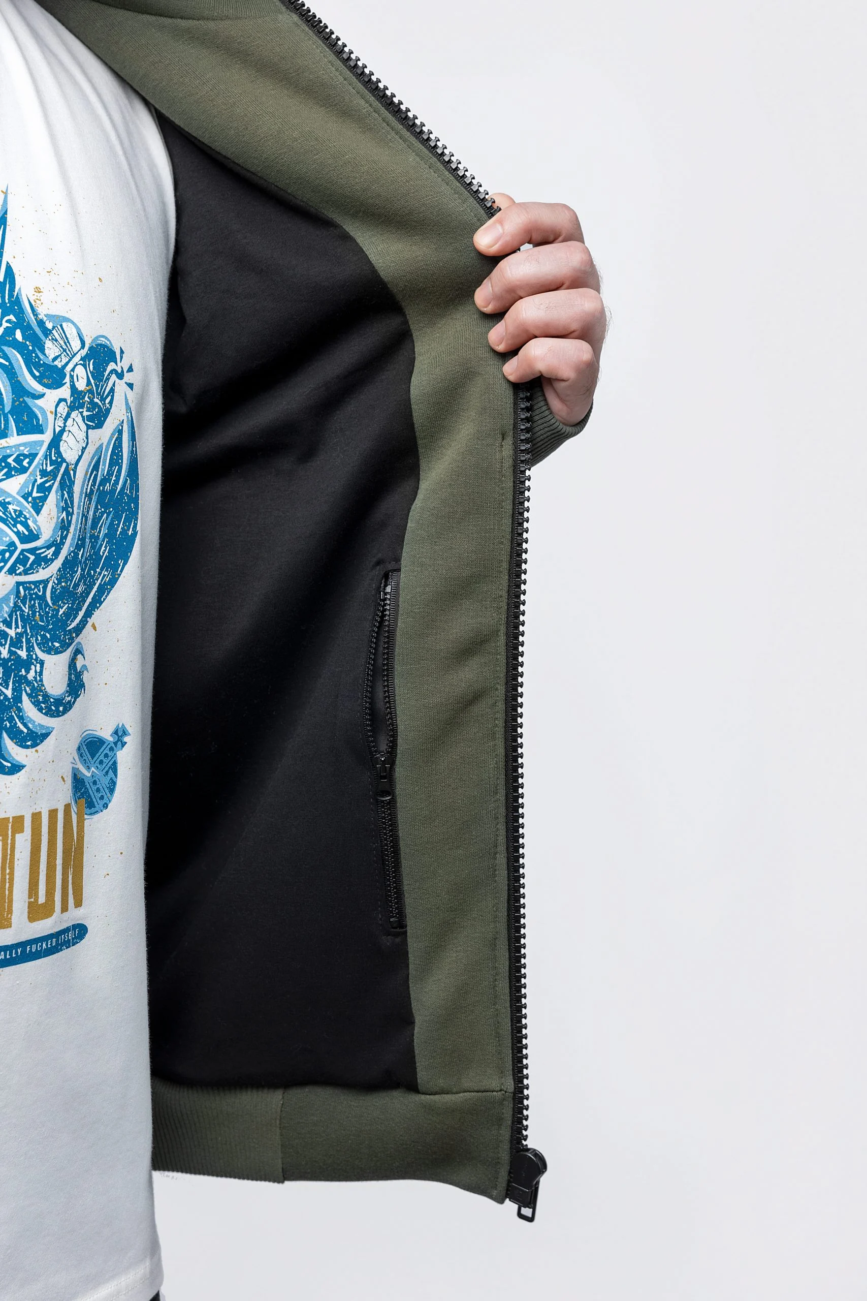 Men's zippered cardigan Simargl - buy online | Aviatsiya Halychyny
