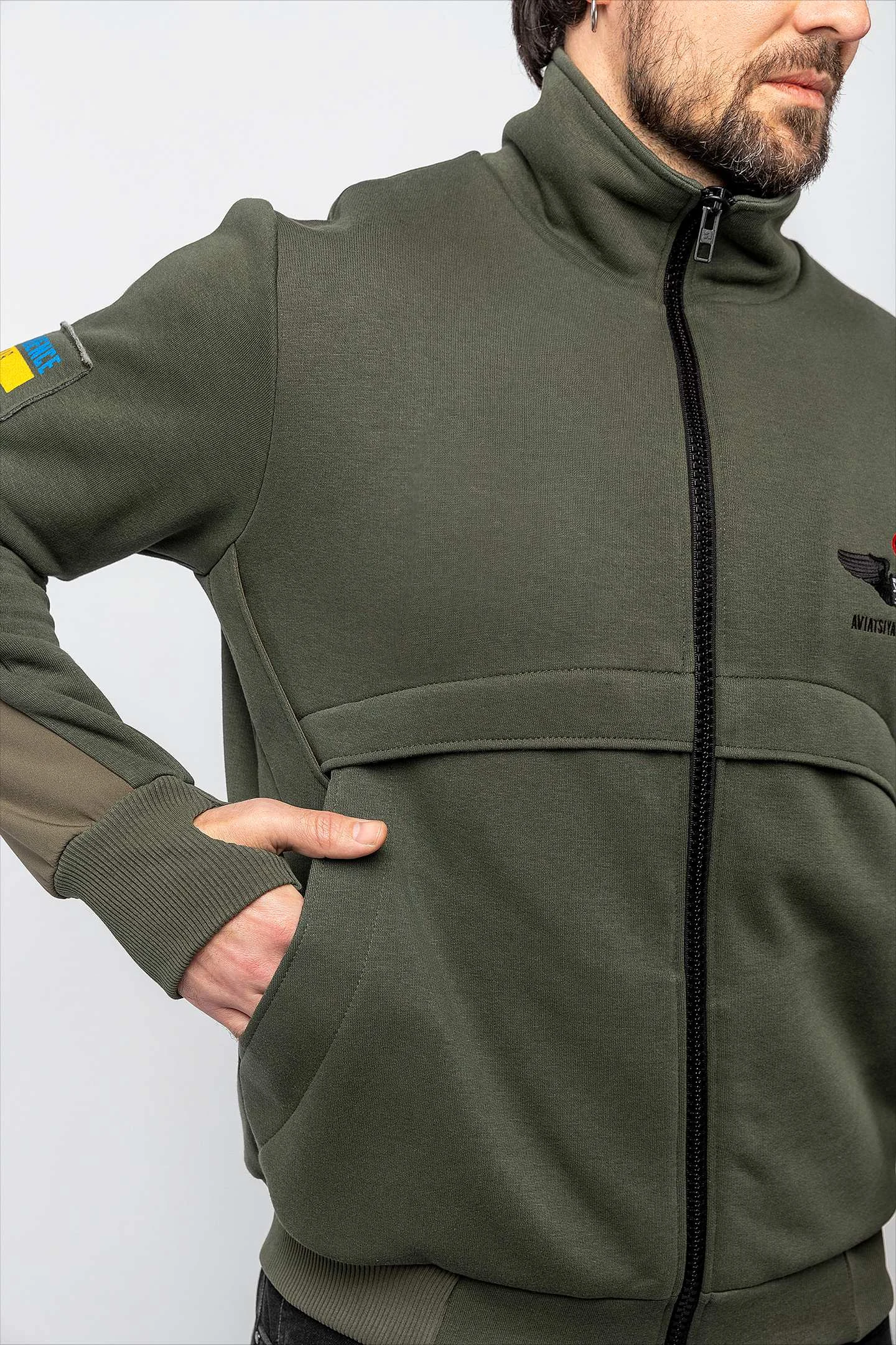 Men's zippered cardigan Simargl - buy online | Aviatsiya Halychyny