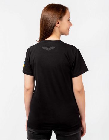 Women's T-Shirt Great People. Color black. 1.