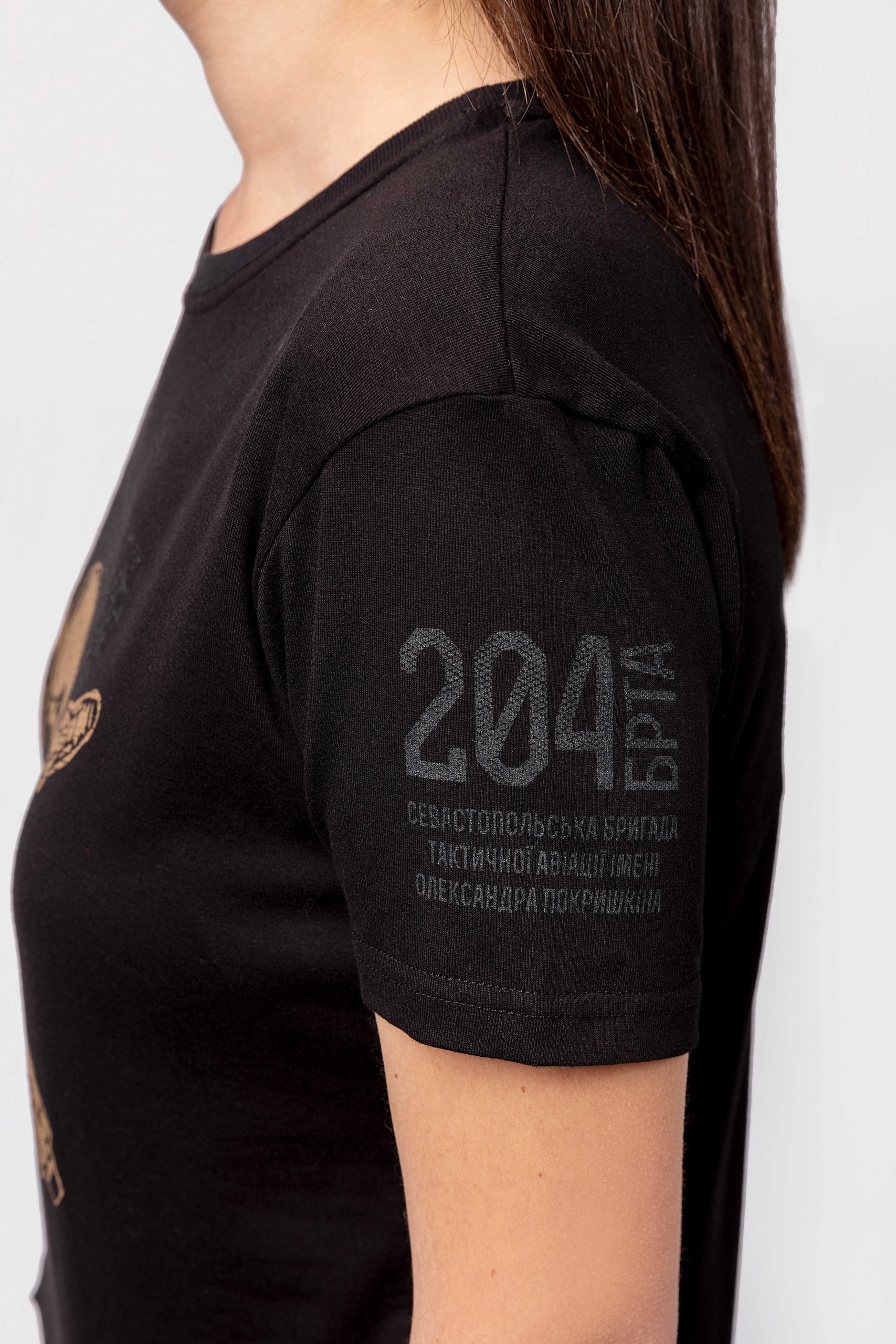 Women's T-Shirt 204 Brigade. Color black. 4.
