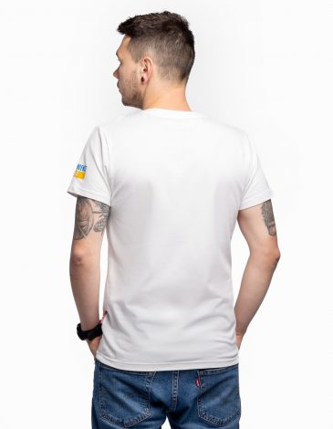 Men's T-Shirt Neptune. Color off-white. .