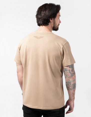 Men's T-Shirt Symarhl. Color sand. Unisex T-shirt (men’s sizes).
