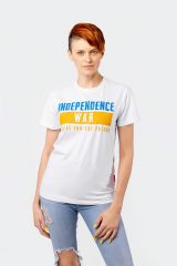 Women's T-Shirt Independence War. All income is directed to support “Buy me a fighter jet”.