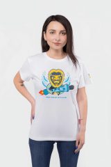 Women's T-Shirt From Ukraine With Nlaw. All income is directed to support “Buy me a fighter jet”
Bonuses and discounts are not applied to this item.