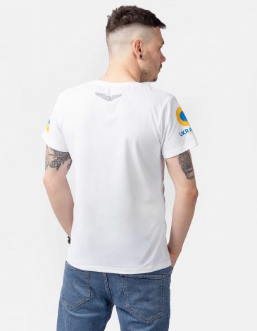 Men's T-Shirt Ua Sky Aces. Color white. .