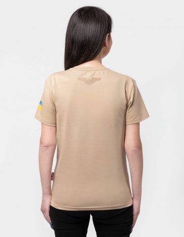 Women's T-Shirt Symarhl. Color sand. .