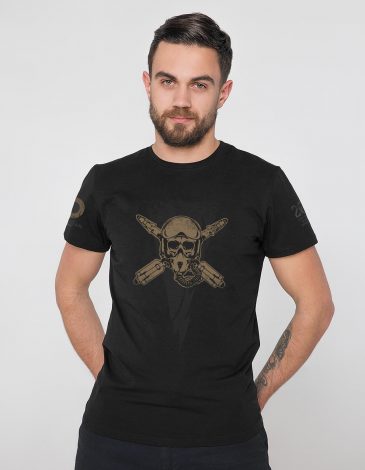 Men's T-Shirt 204 Brigade. Color black. Unisex T-shirt (men’s sizes).